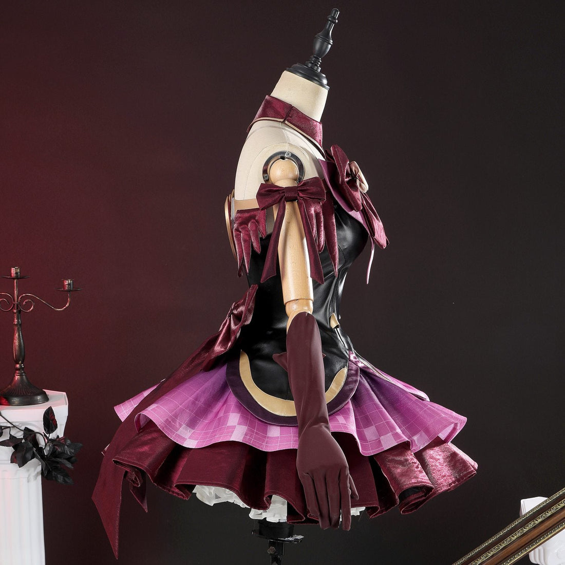 Overwatch 2 Magical Girl Juno Red Black Full Set Cosplay CostumesThemed Carnival Party Outfit