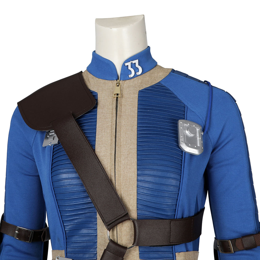 Movie Fallout Vault Season 1 Lucy #33 Female Uniform Full Set Cosplay CostumesThemed Carnival Party Outfit