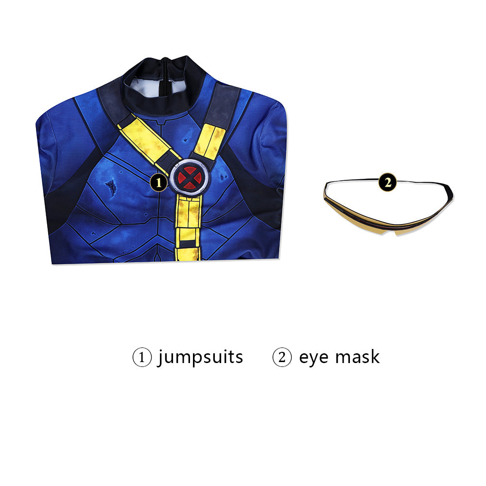 Avengers: Doomsday Cyclops Cosplay Costumes Men's Halloween Jumpsuit for Themed Party OutfitThemed Carnival Party Outfit