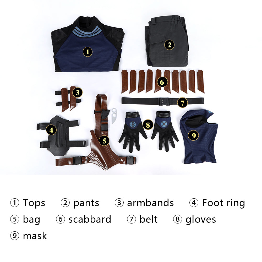 Daredevil: Born Again 2 Bullseye Full Set Top Cosplay CostumesThemed Carnival Party Outfit