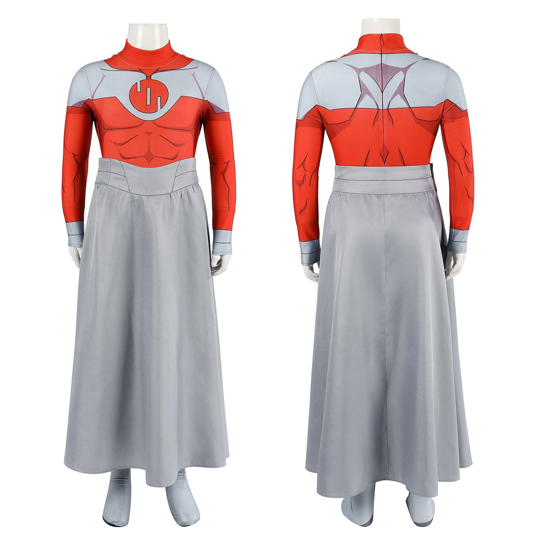 Invincible Thragg Kids Jumpsuit with Cloak Halloween Cosplay Costumes
