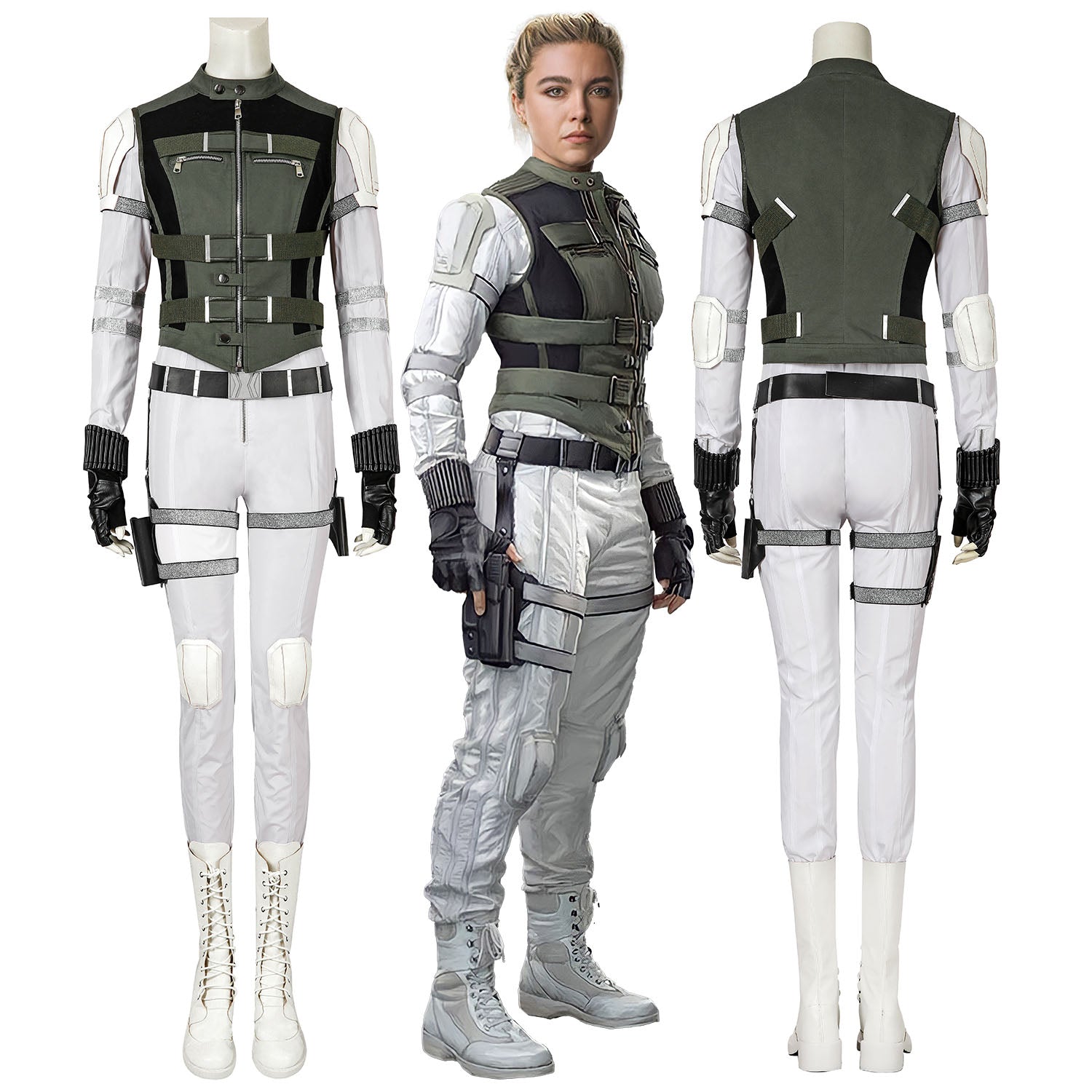 Black Widow 2020 The Movie Yelena Belova Female Cosplay CostumesThemed Carnival Party Outfit