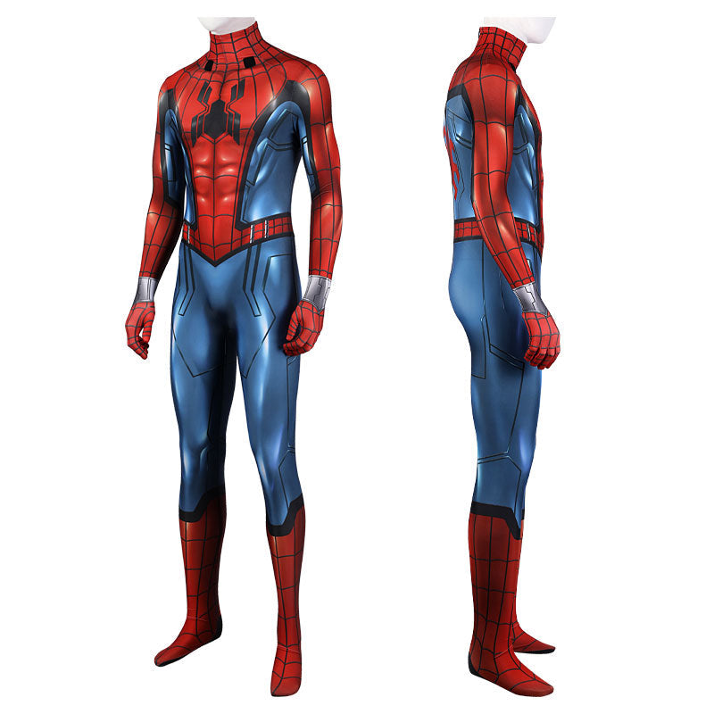 What If - Zombie Hunter Spider-man Peter Parker Spiderman Jumpsuit Fullset Cosplay Costumes