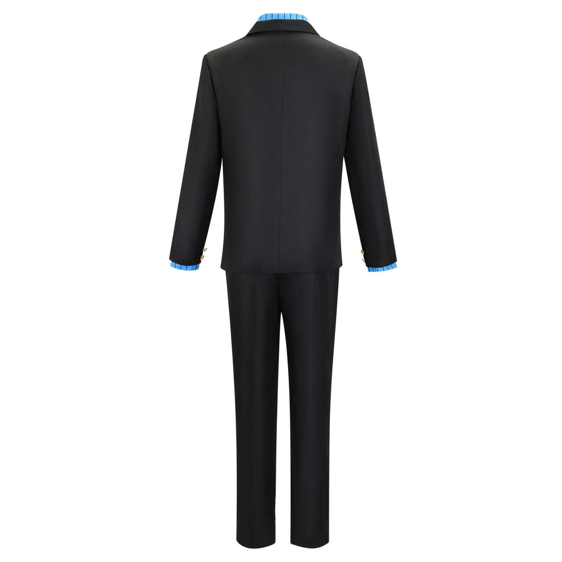 Navigation Sanji Cosplay Costume Blue Yellow Uniform One Piece Halloween Outfit for Men