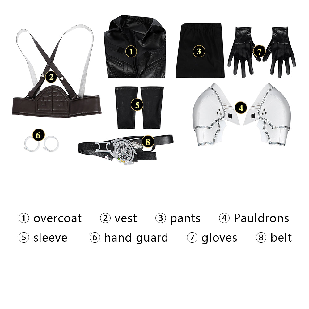 Final Fantasy VII Rebirth Sephiroth Male Cosplay CostumesThemed Carnival Party Outfit