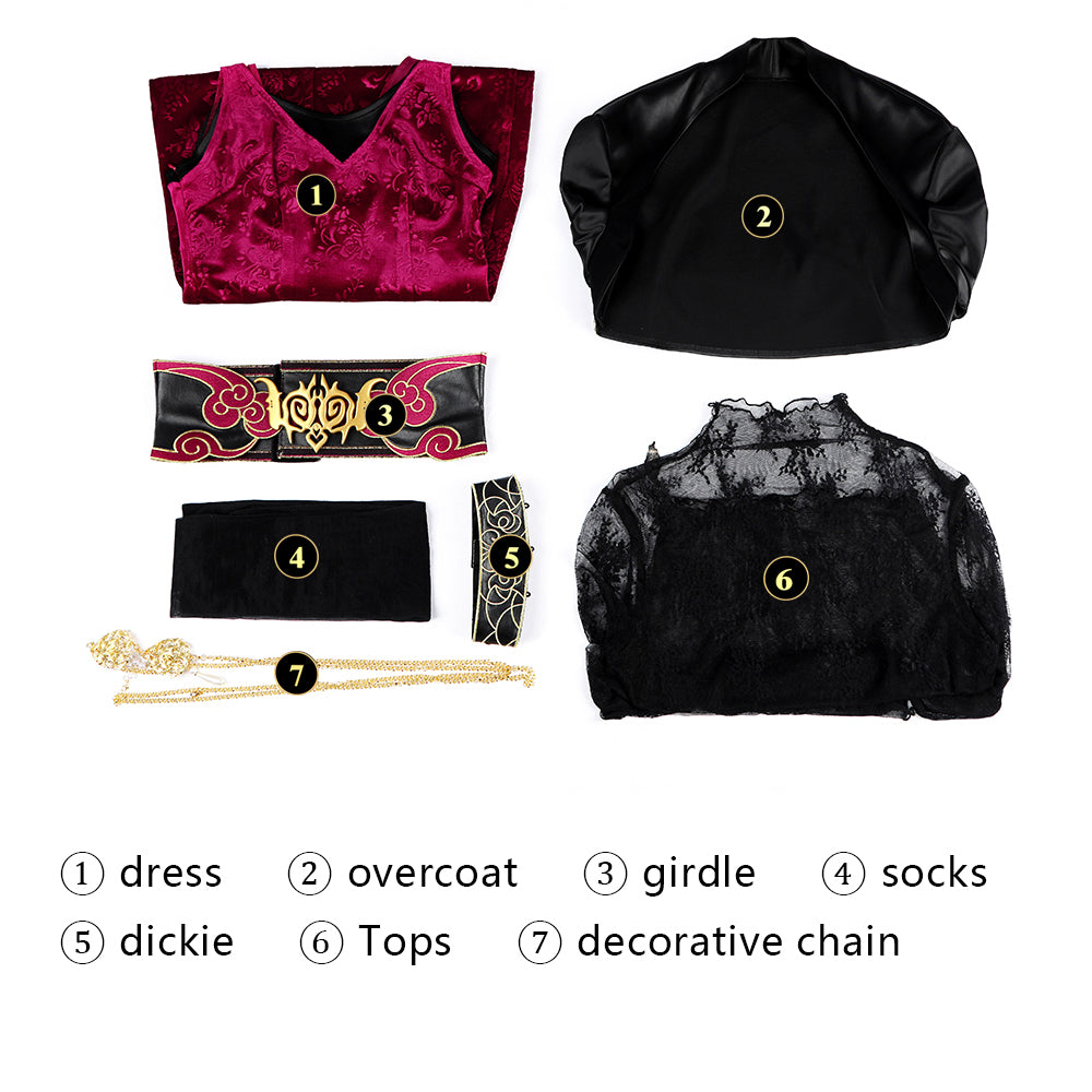 Resident Evil Requiem 30th Ada Wong Full Set Cosplay CostumesThemed Carnival Party Outfit