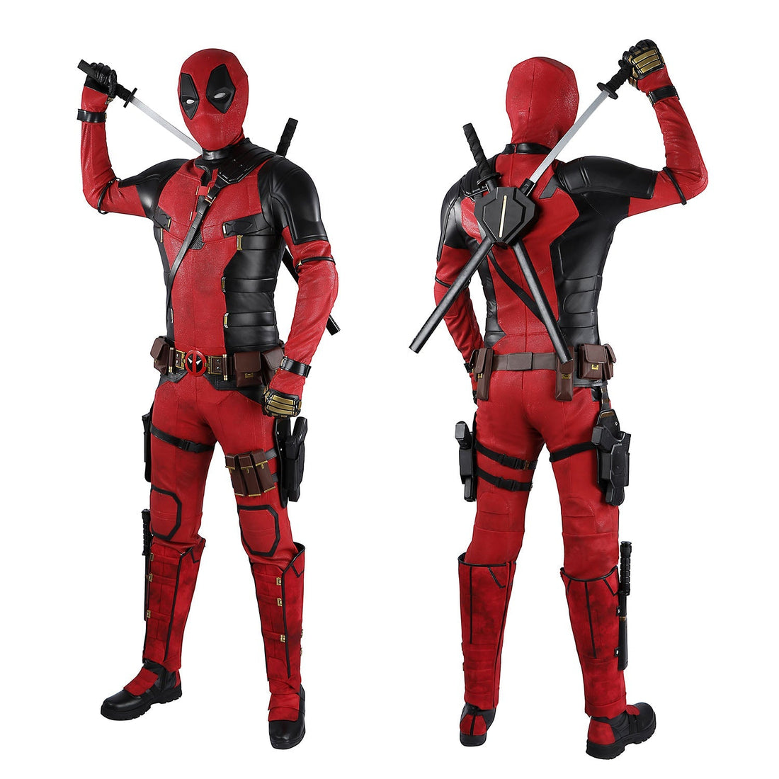 Deadpool 3 Deadpool Film-grade Pro Full Set Cosplay CostumesThemed Carnival Party Outfit