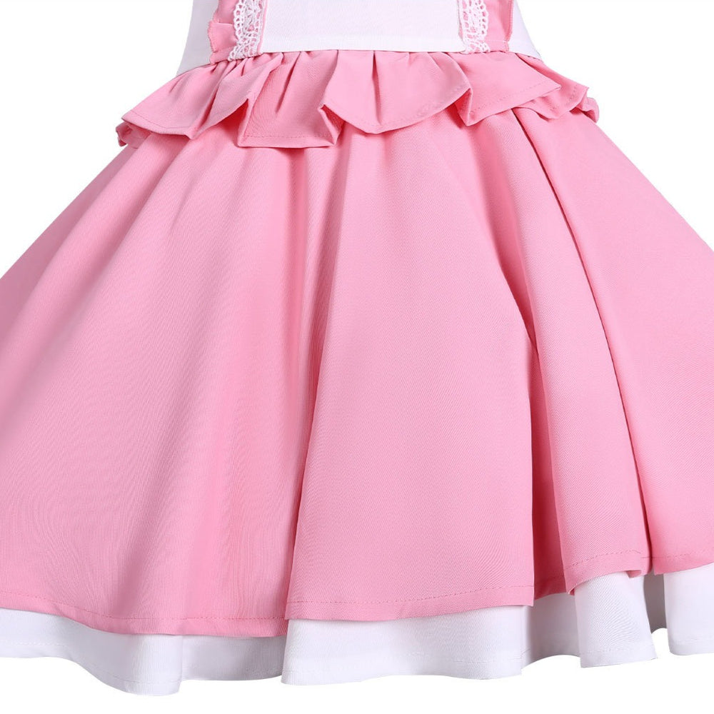 Star Activity Nijino Yume S4 Pink School Uniform Cosplay Costume Women's Academy Suit