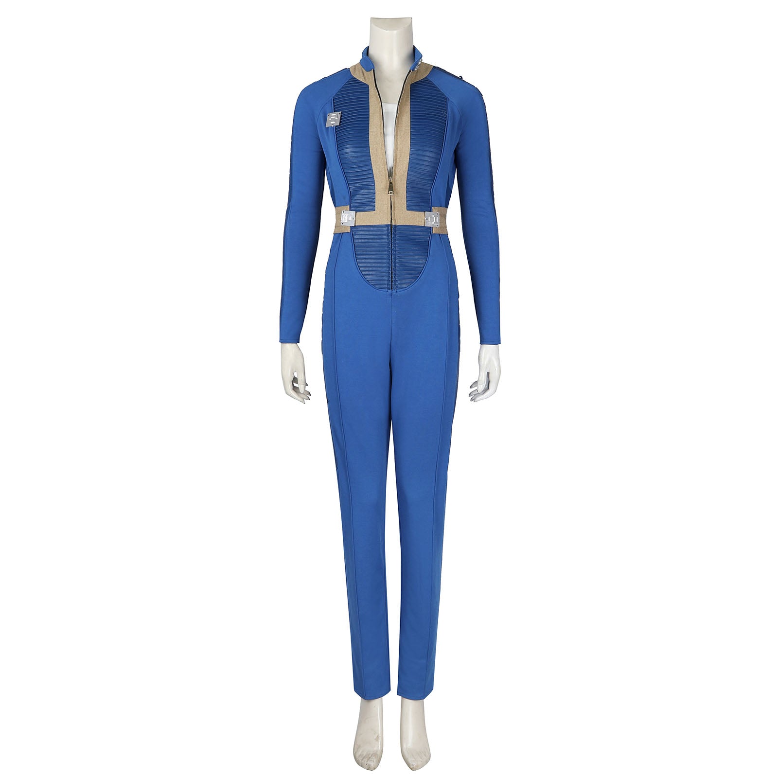 Movie Fallout Vault Season 1 Lucy #33 Female Uniform Full Set Cosplay CostumesThemed Carnival Party Outfit