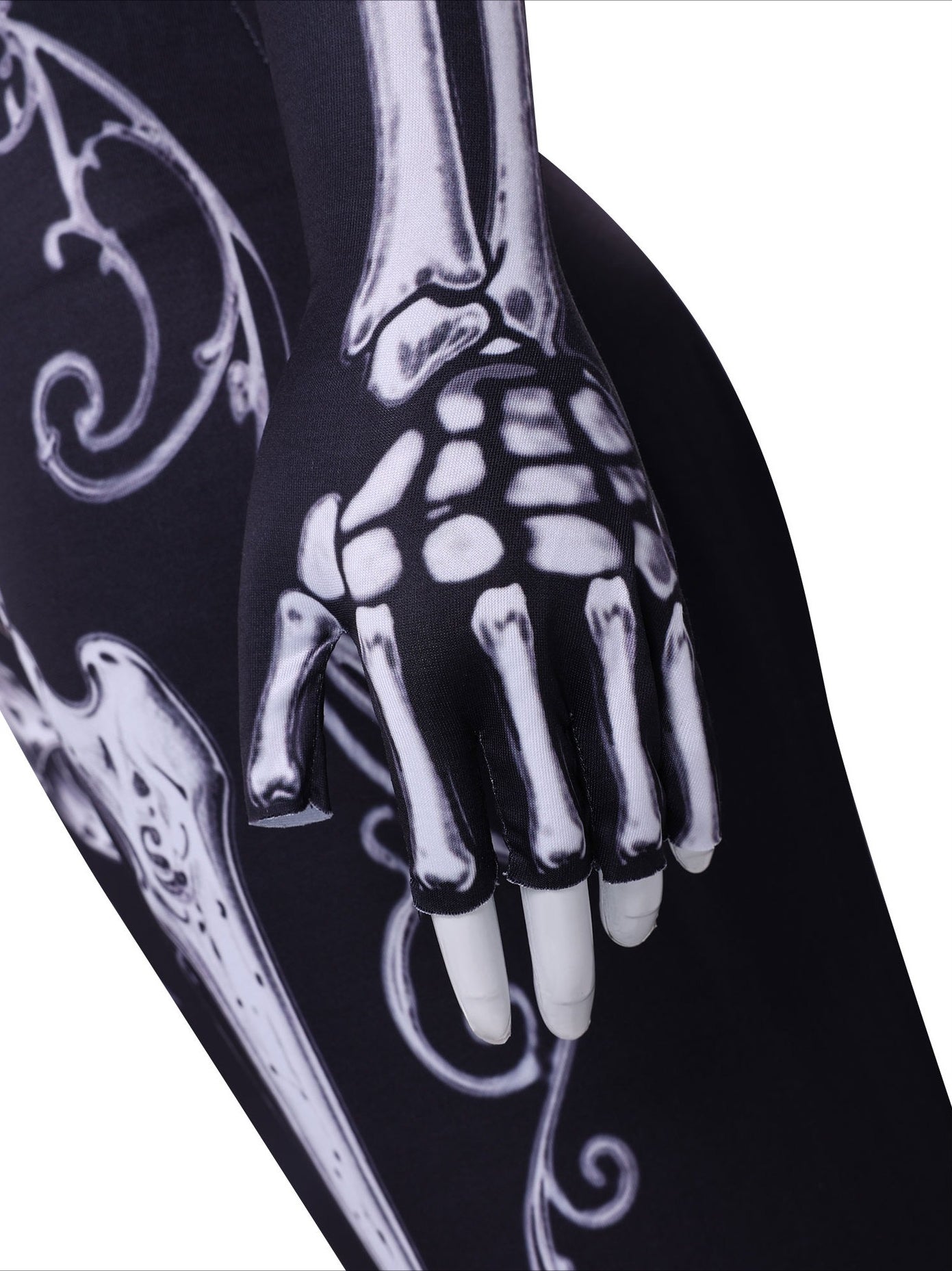 Halloween Skeleton Bodysuit Cosplay Costumes Women's Jumpsuit Themed Party Outfit
