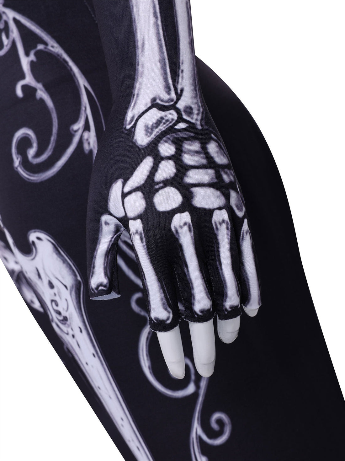 Halloween Skeleton Bodysuit Cosplay Costumes Women's Jumpsuit Themed Party Outfit