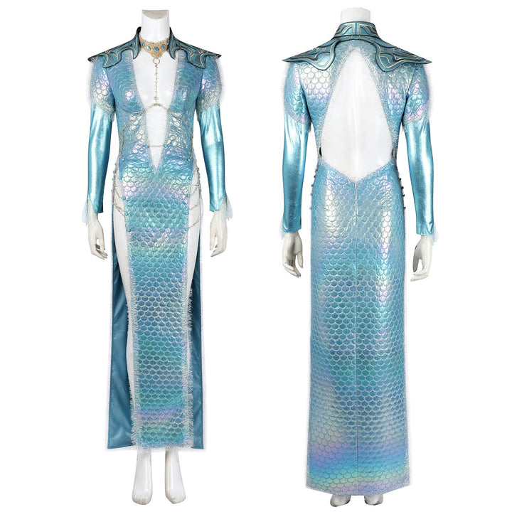 Baldur's Gate 3 Wavemother Robe Female Cosplay CostumesThemed Carnival Party Outfit