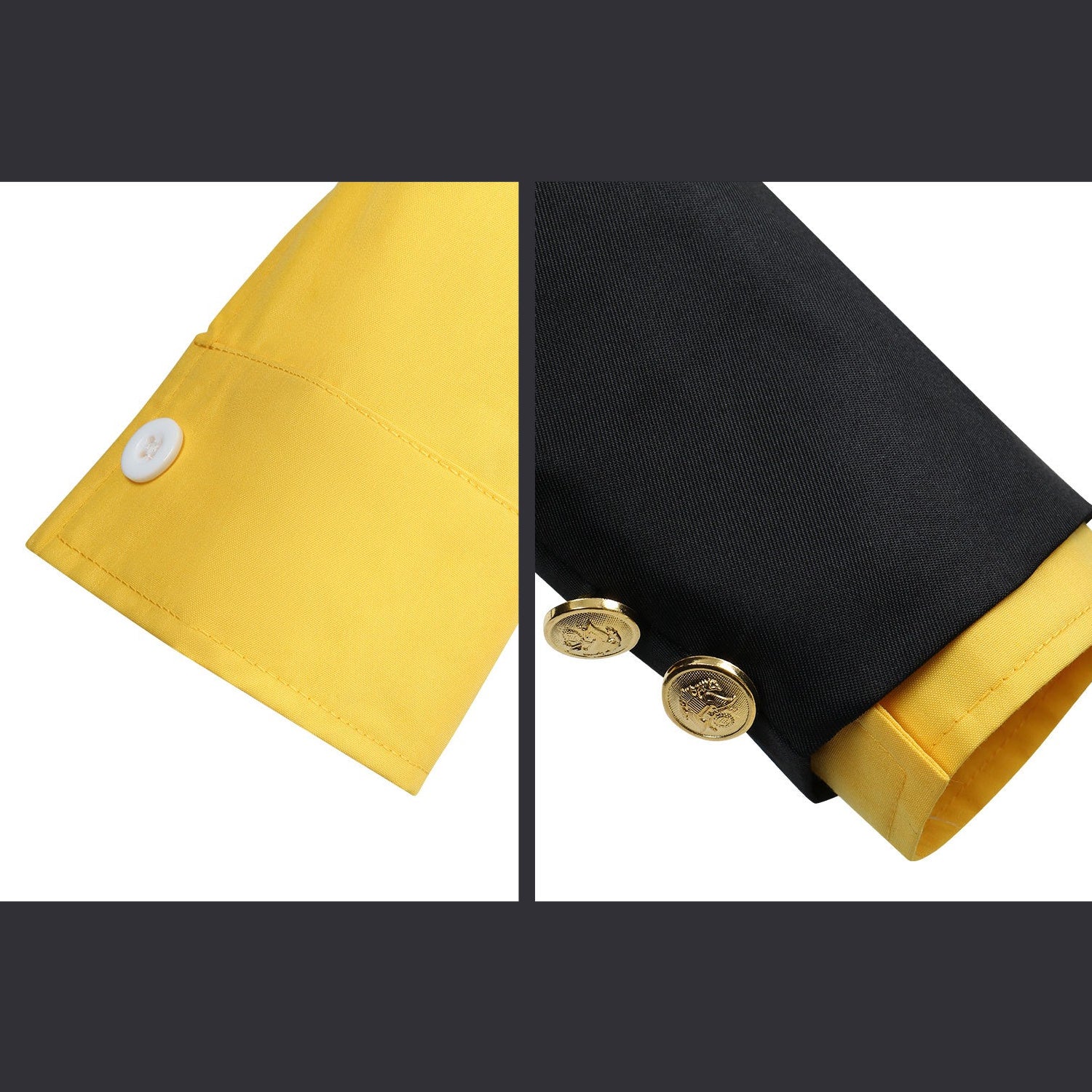 Navigation Sanji Cosplay Costume Blue Yellow Uniform One Piece Halloween Outfit for Men