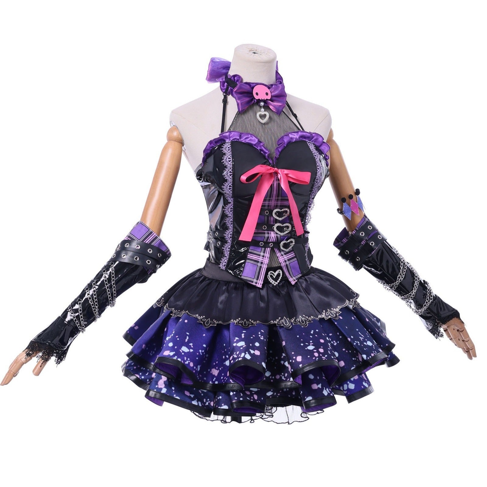 Naraka: Bladepoint Tessa X Kuromi Maid Outfit Cosplay Costumes