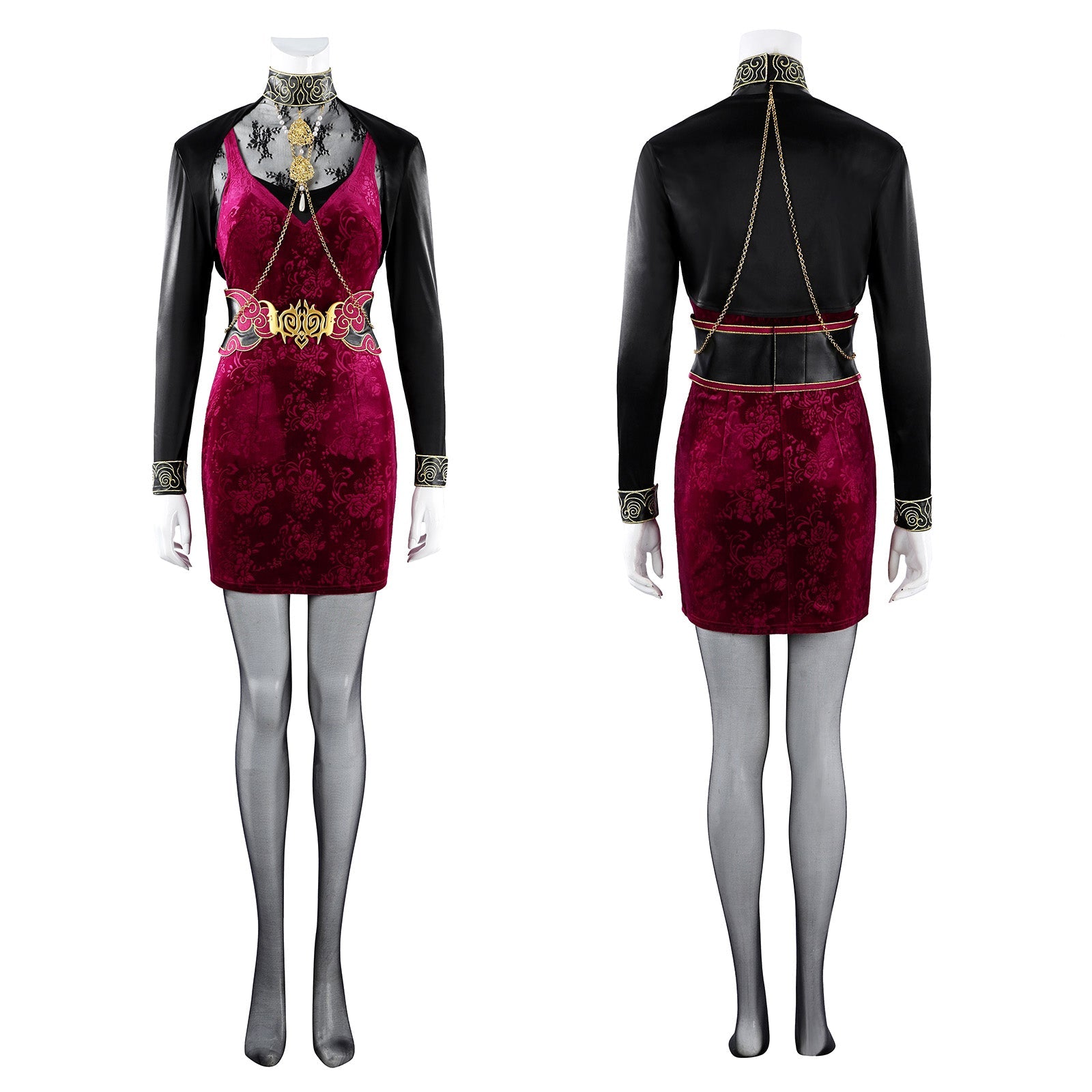 Resident Evil Requiem 30th Ada Wong Full Set Cosplay CostumesThemed Carnival Party Outfit