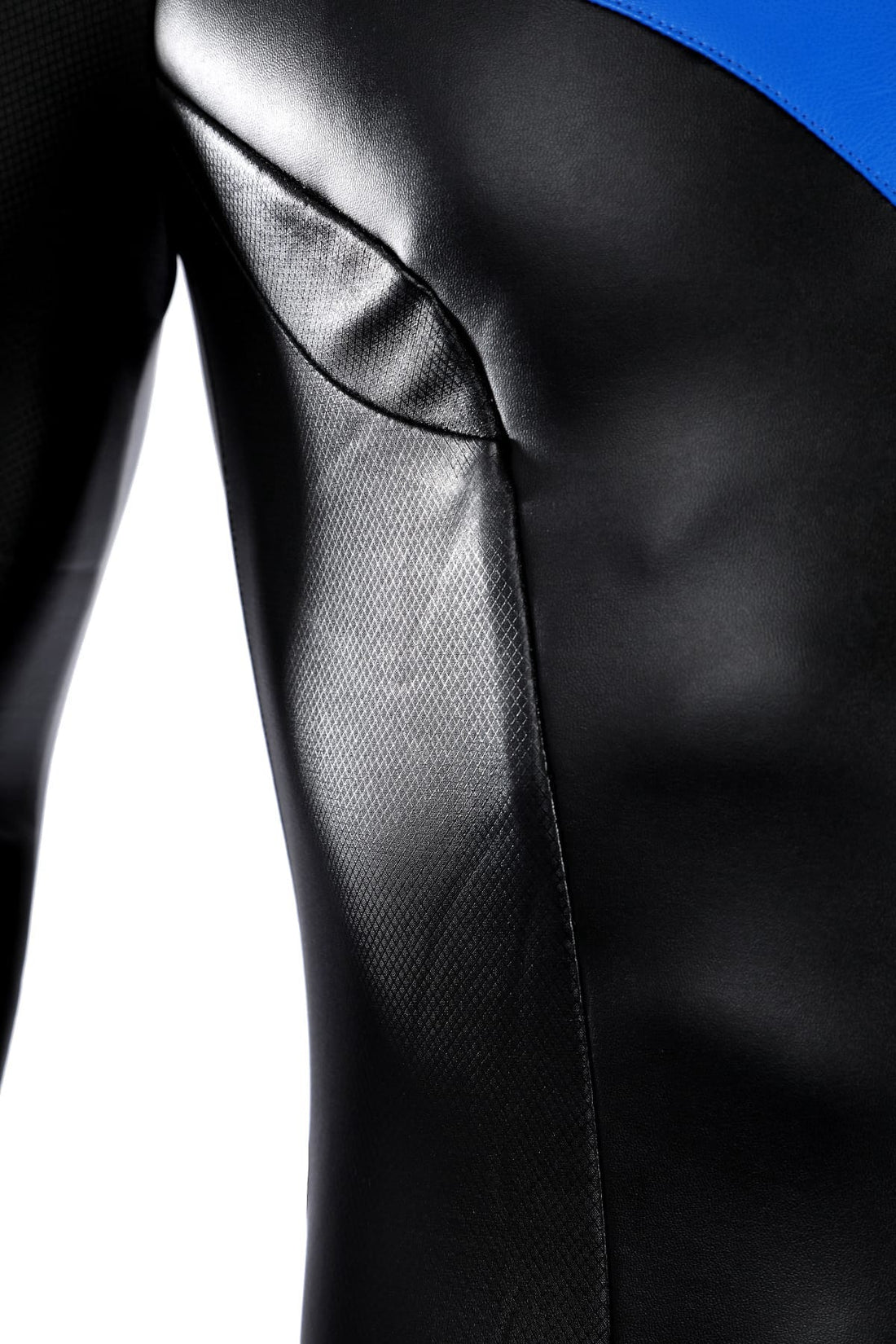 Nightwing Blue Battle Suit Top Level Movie Cosplay Costumes