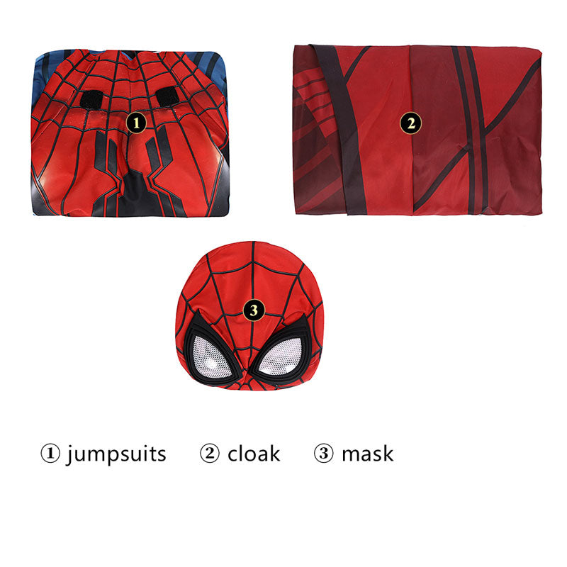What If - Zombie Hunter Spider-man Peter Parker Spiderman Jumpsuit Fullset Cosplay Costumes