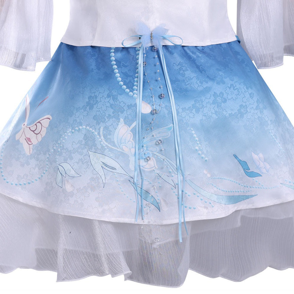 Naraka: Bladepoint Lannie Autumn Overture: Floating Cloud Costumes
