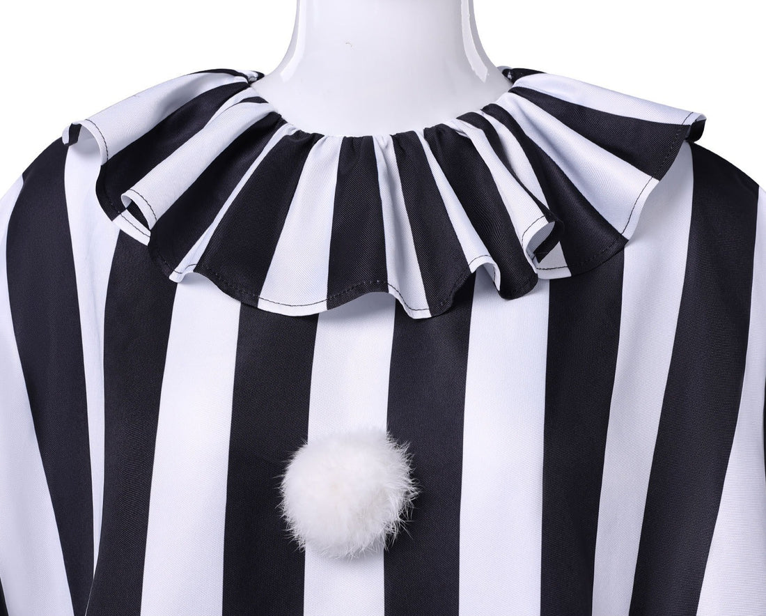 Funny Halloween Clown Cape Cosplay Costume - Quirky Circus Party Cosplay & Performance Cloak