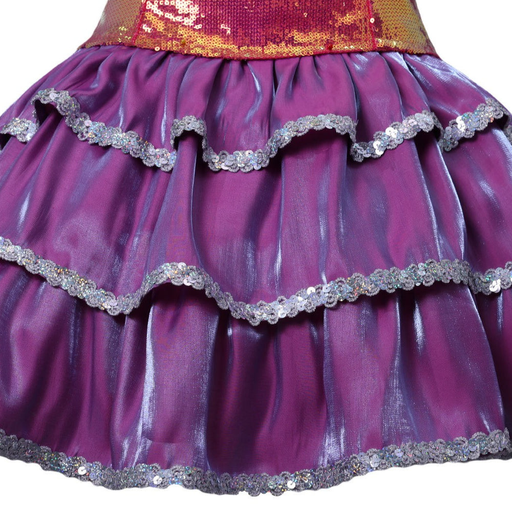 Dream House Cosplay Costume - Pink Sequin Party Dress for Women Girls Halloween Carnival