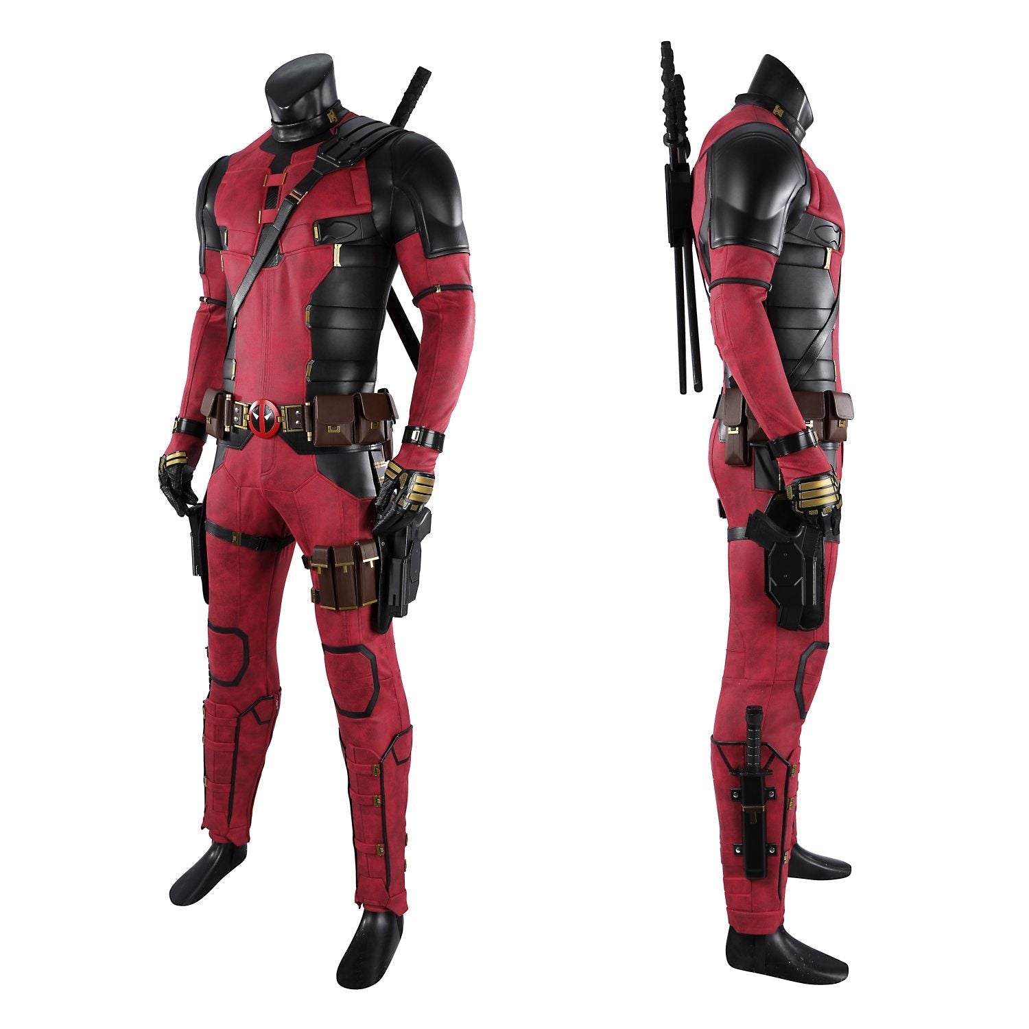 Deadpool 3 Deadpool & Friend Wade Wilson Full Set Cosplay CostumesThemed Carnival Party Outfit