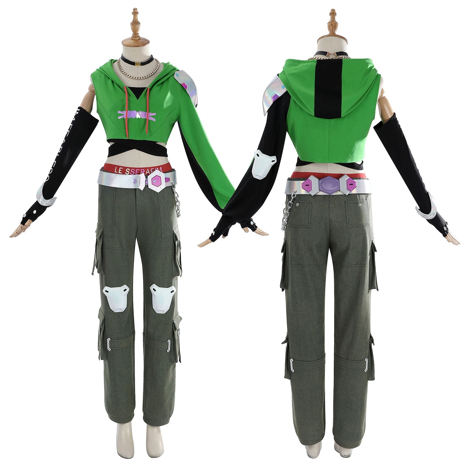 Overwatch 2 X LE SSERAFIM FEARLESS Illari Cosplay CostumesThemed Carnival Party Outfit