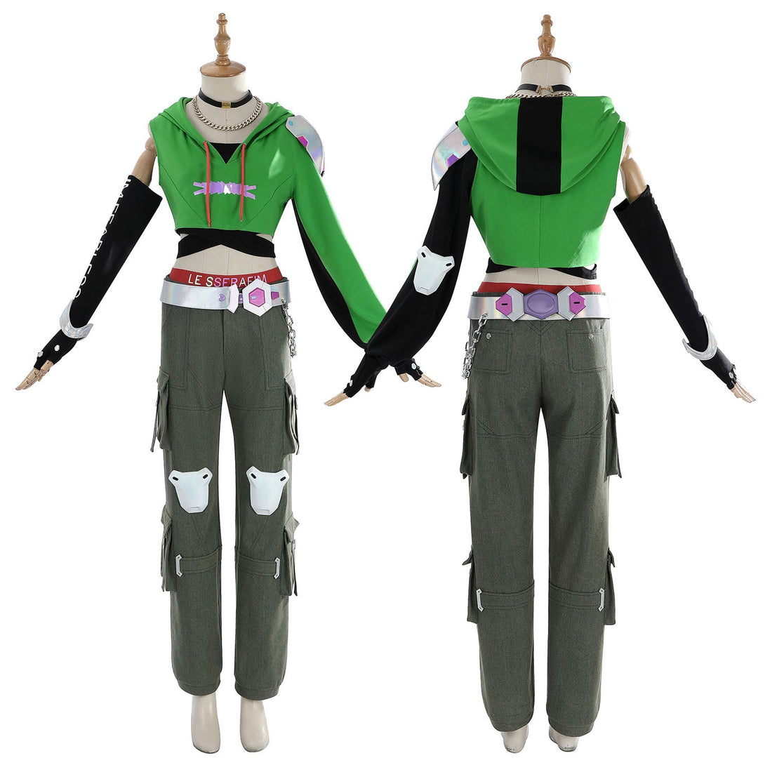 Overwatch 2 X LE SSERAFIM FEARLESS Illari Cosplay CostumesThemed Carnival Party Outfit