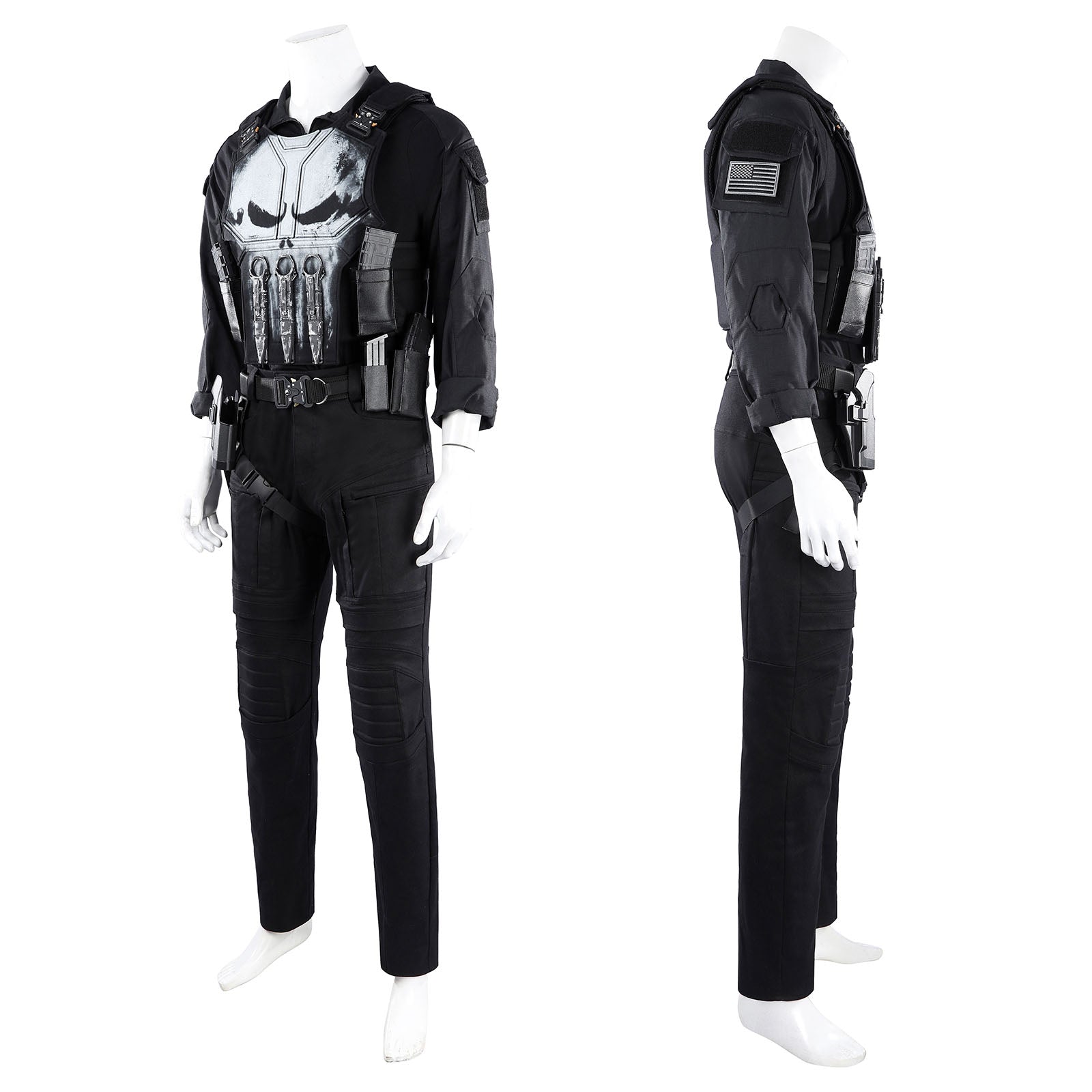 Spider-Man 4 Punisher Cosplay Costumes Brand New Day Halloween Theme Party OutfitsThemed Carnival Party Outfit