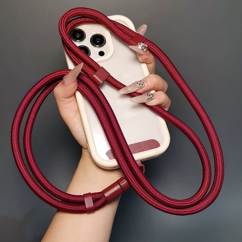 Rotatable Buckle Crossbody Neck Phone Strap with Tether Tabs – Adjustable Wristlet & Hand Lanyard