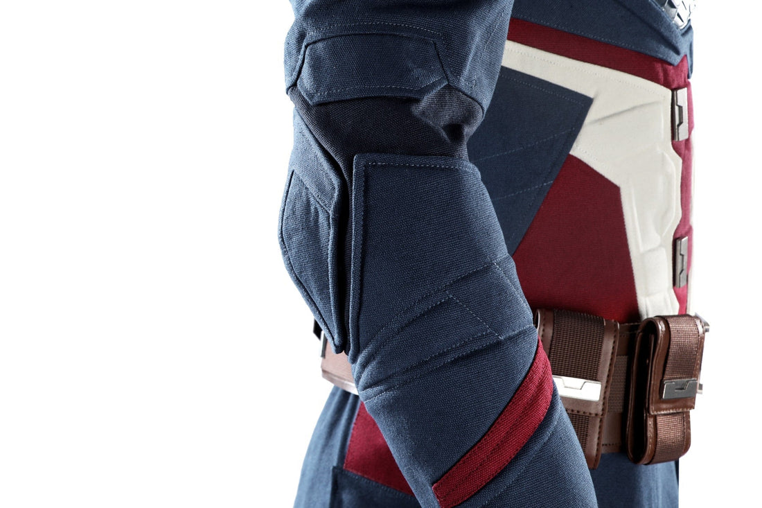Avengers: Endgame Captain America Steve Rogers Pro Cosplay CostumesThemed Carnival Party Outfit