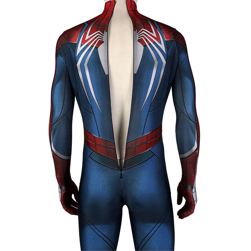 Spider-Man PS5 2 Peter Parker Spiderman Jumpsuit Cosplay Costumes with Headgear