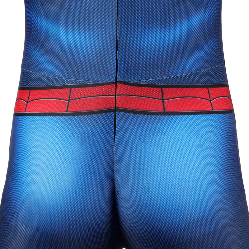 Spider-Man PS5 Classic Suit Damaged Children Jumpsuit Cosplay Costumes