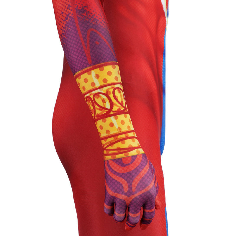 Spider-Man: Across The Spider-Verse Spider-Man India Pavitr Prabhakar Jumpsuit Cosplay Costumes
