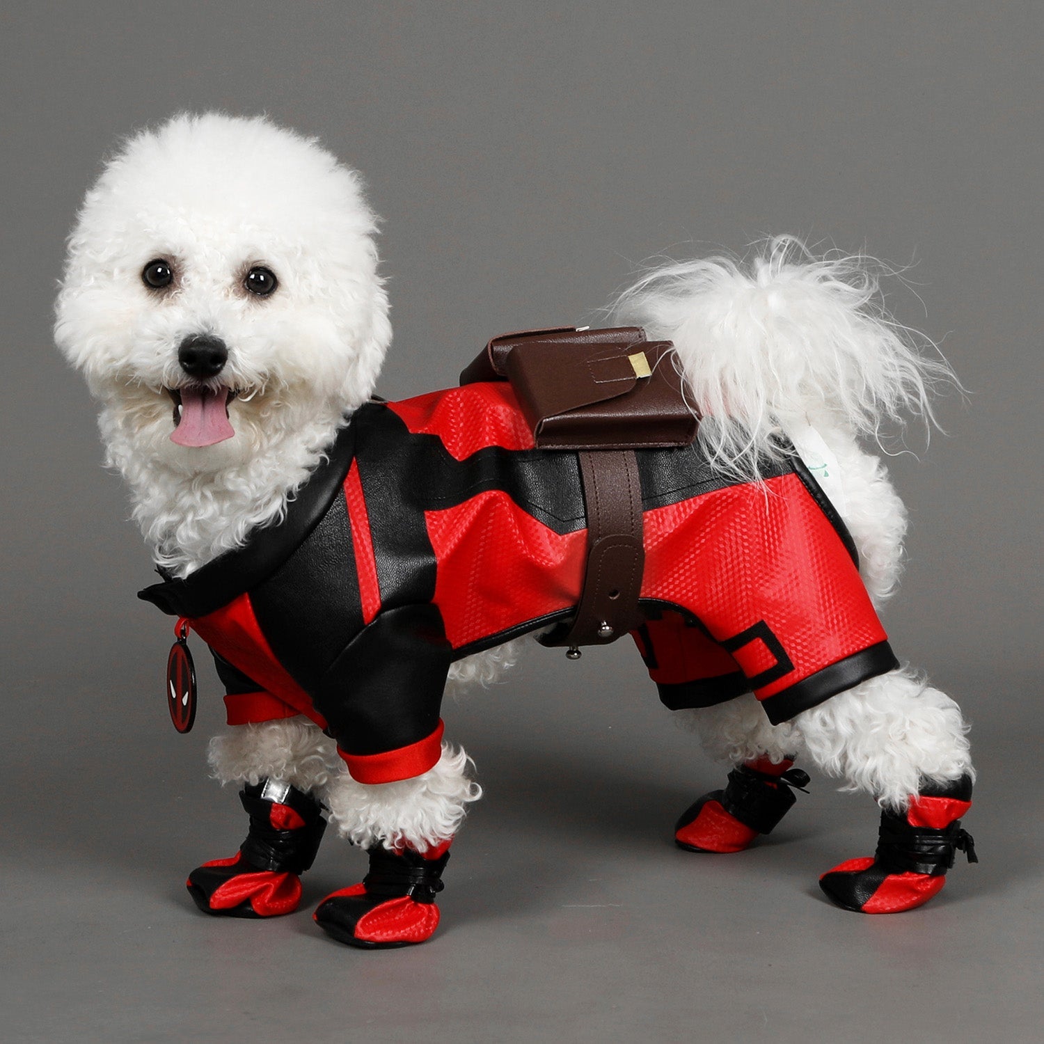 Deadpool 3 Deadpool & Friend Pet Clothing Full Set Dog CostumesThemed Carnival Party Outfit