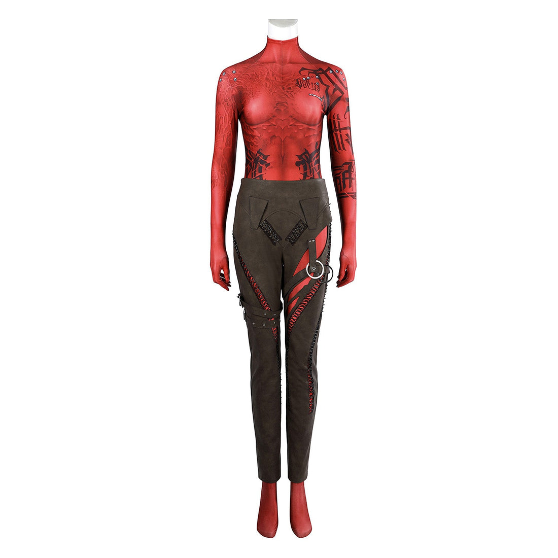 Baldur's Gate 3 Karlach Top Level Full Set Female Cosplay CostumesThemed Carnival Party Outfit