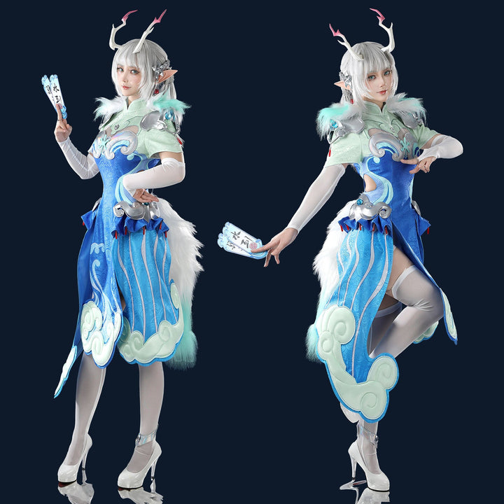Overwatch 2 Kiriko Bai Ze Full Set Top Level Cosplay CostumesThemed Carnival Party Outfit
