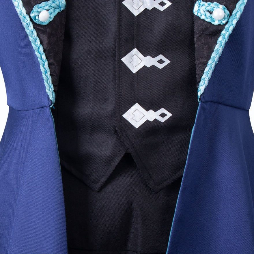 Game Reverse: 1999 Vertin Blue Long Gown Cosplay Costumes