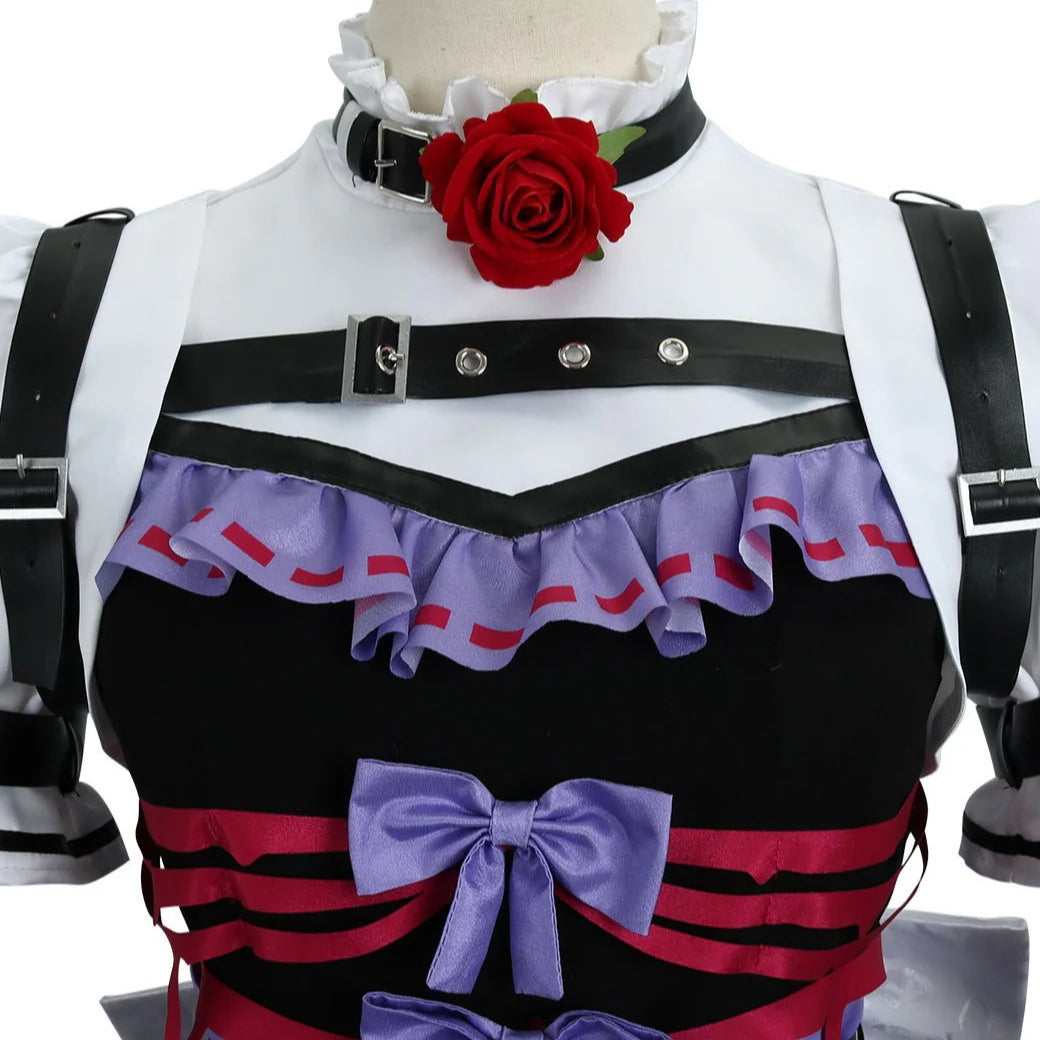 Identity V Gardener Emma Woods Halloween Purple Cosplay Costumes