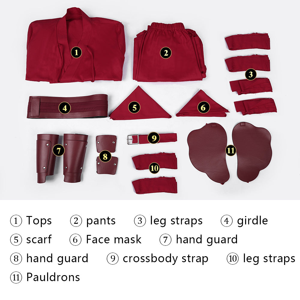 Spider-Man: Brand New Day The Hand Cosplay Costumes Red Ninja Top Halloween SuitThemed Carnival Party Outfit