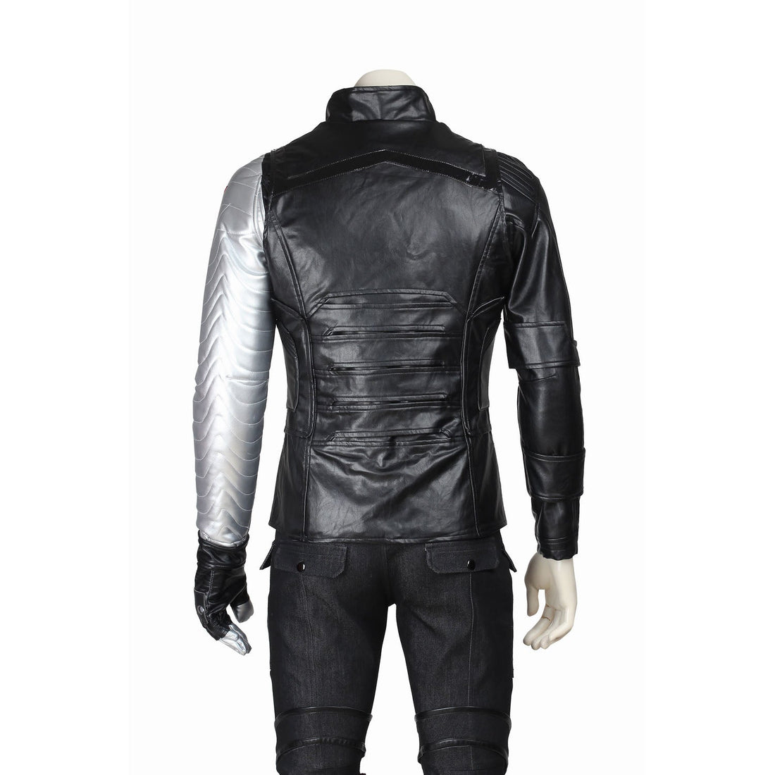Captain America 2 Winter Soldier Bucky Barnes Male Fullset Cosplay CostumesThemed Carnival Party Outfit