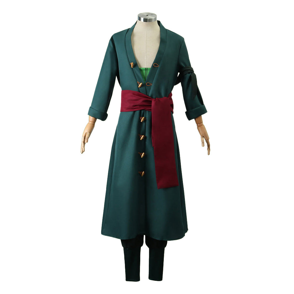 Anime Navigation Wano Country Roronoa Zoro Kimono One Piece Cosplay Costumes