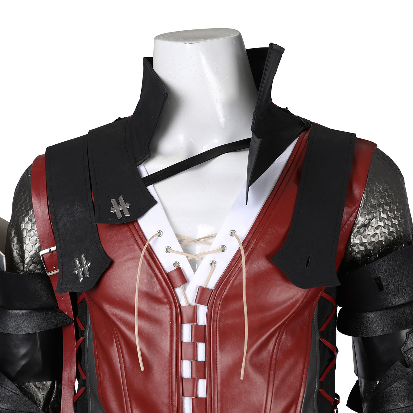 FF16 Final Fantasy XVI Clive Rosfield Male Leather Cosplay CostumesThemed Carnival Party Outfit
