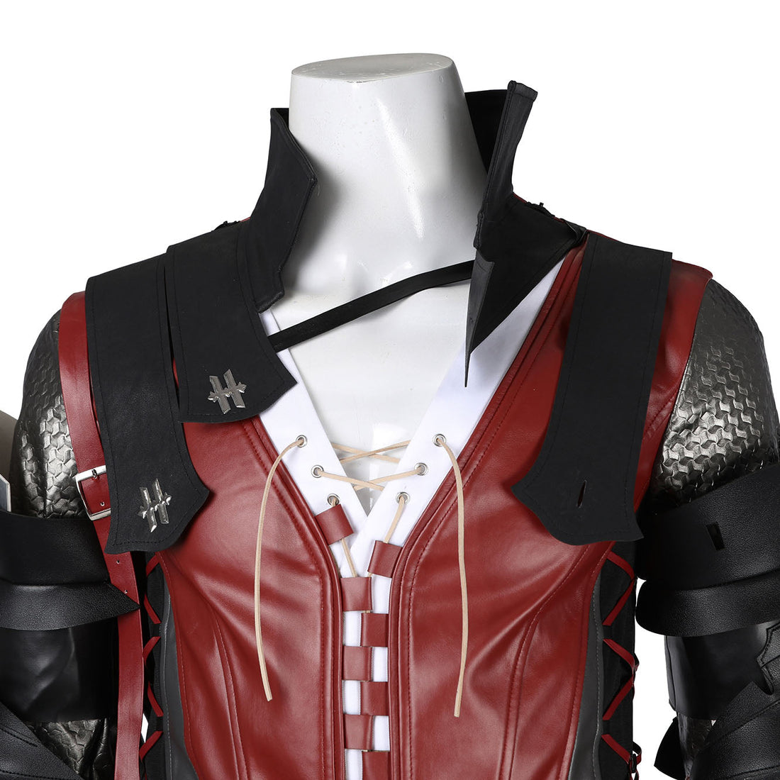 FF16 Final Fantasy XVI Clive Rosfield Male Leather Cosplay CostumesThemed Carnival Party Outfit