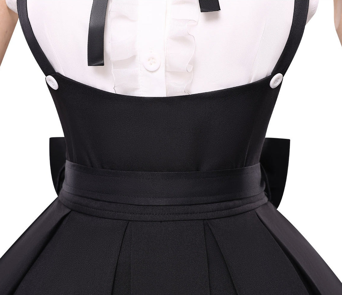 Project Songstress Live Streaming Show Cosplay Costumes HIgh School Gothic Girl Uniform Outfit