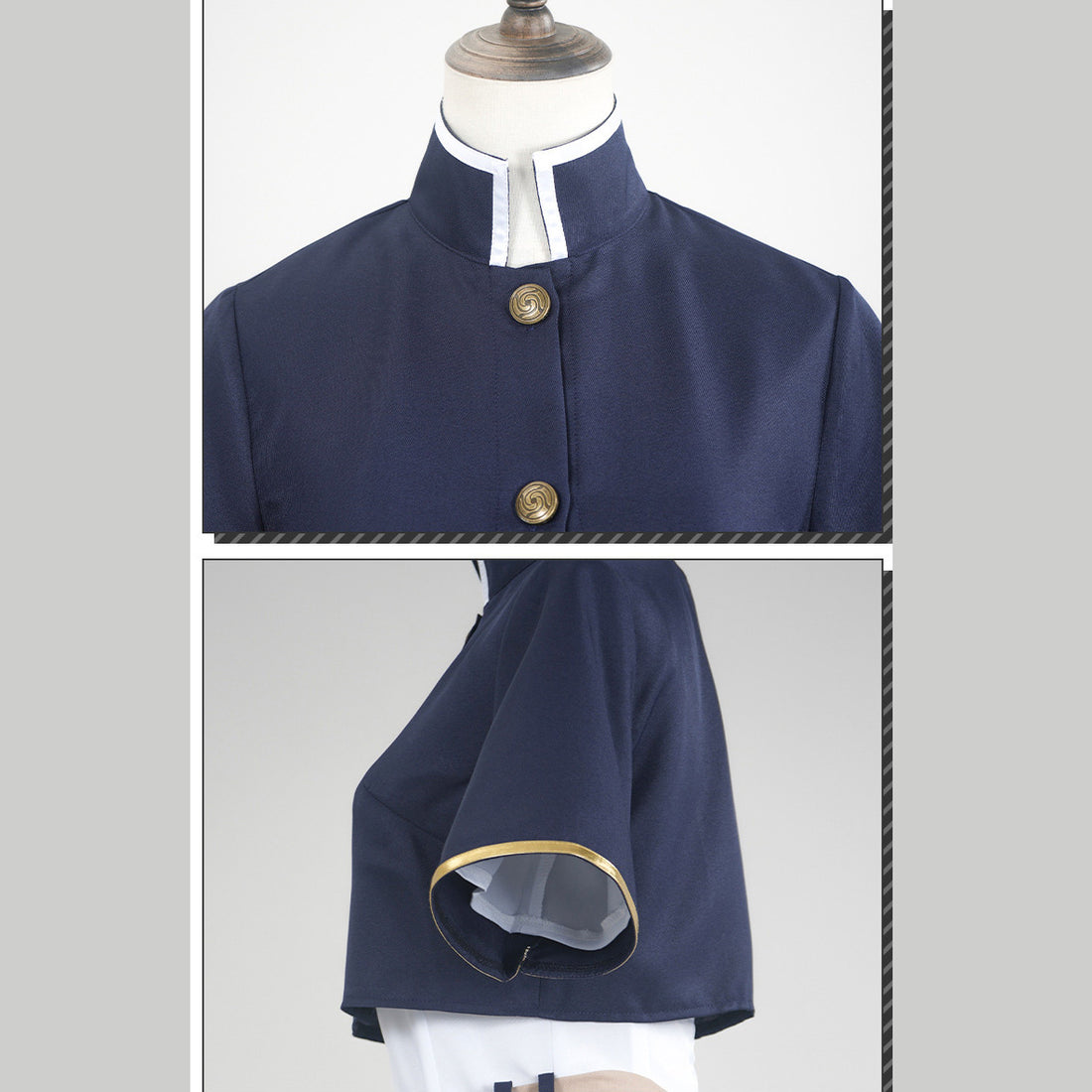 Honor of Kings Jia Luo Shenguang Yihua Collab Skin Uniform Cosplay Costume