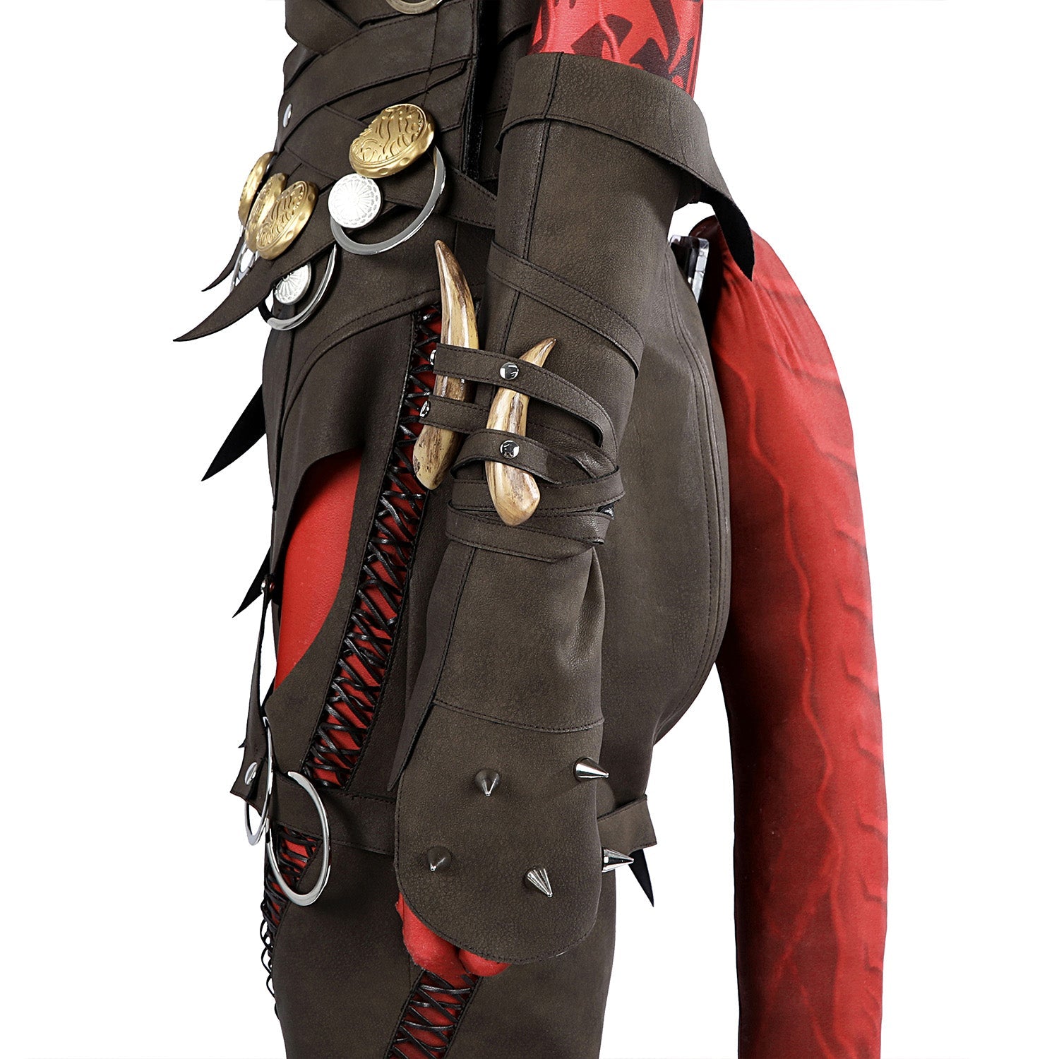 Baldur's Gate 3 Karlach Top Level Full Set Female Cosplay CostumesThemed Carnival Party Outfit