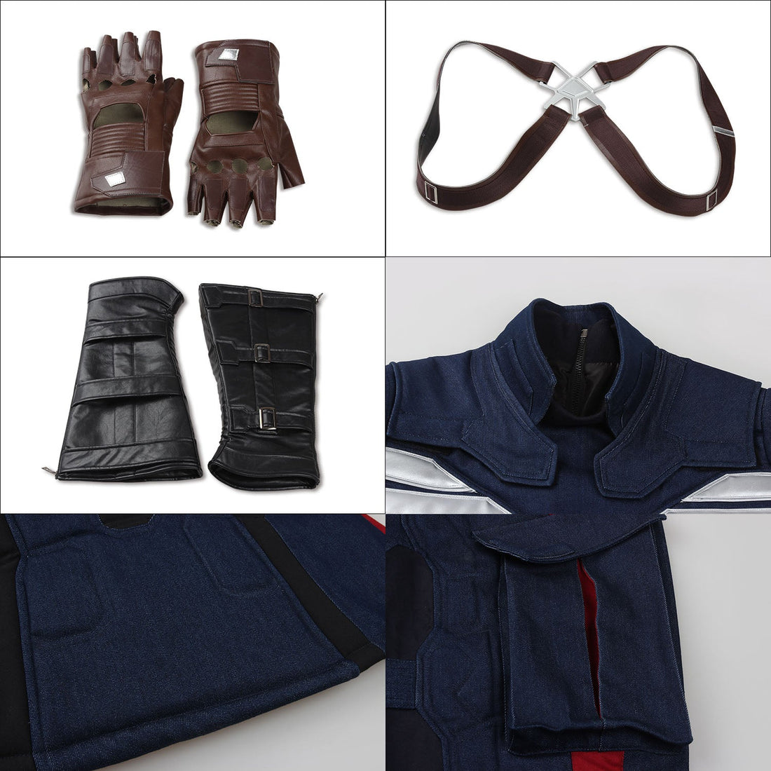 Captain America 2 The Winter Soldier Steve Rogers Male Cosplay CostumesThemed Carnival Party Outfit
