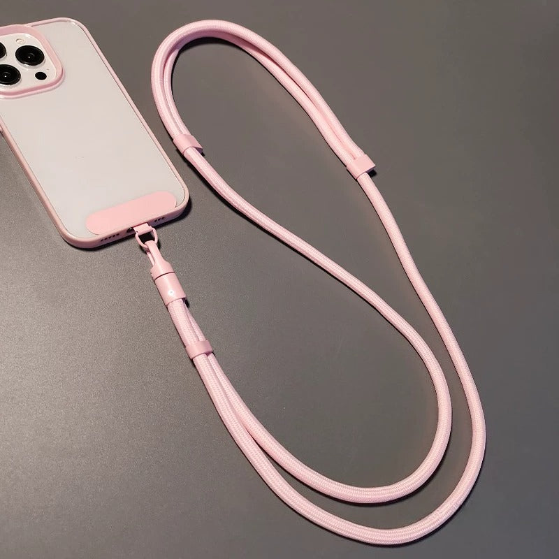 Rotatable Buckle Crossbody Neck Phone Strap with Tether Tabs – Adjustable Wristlet & Hand Lanyard
