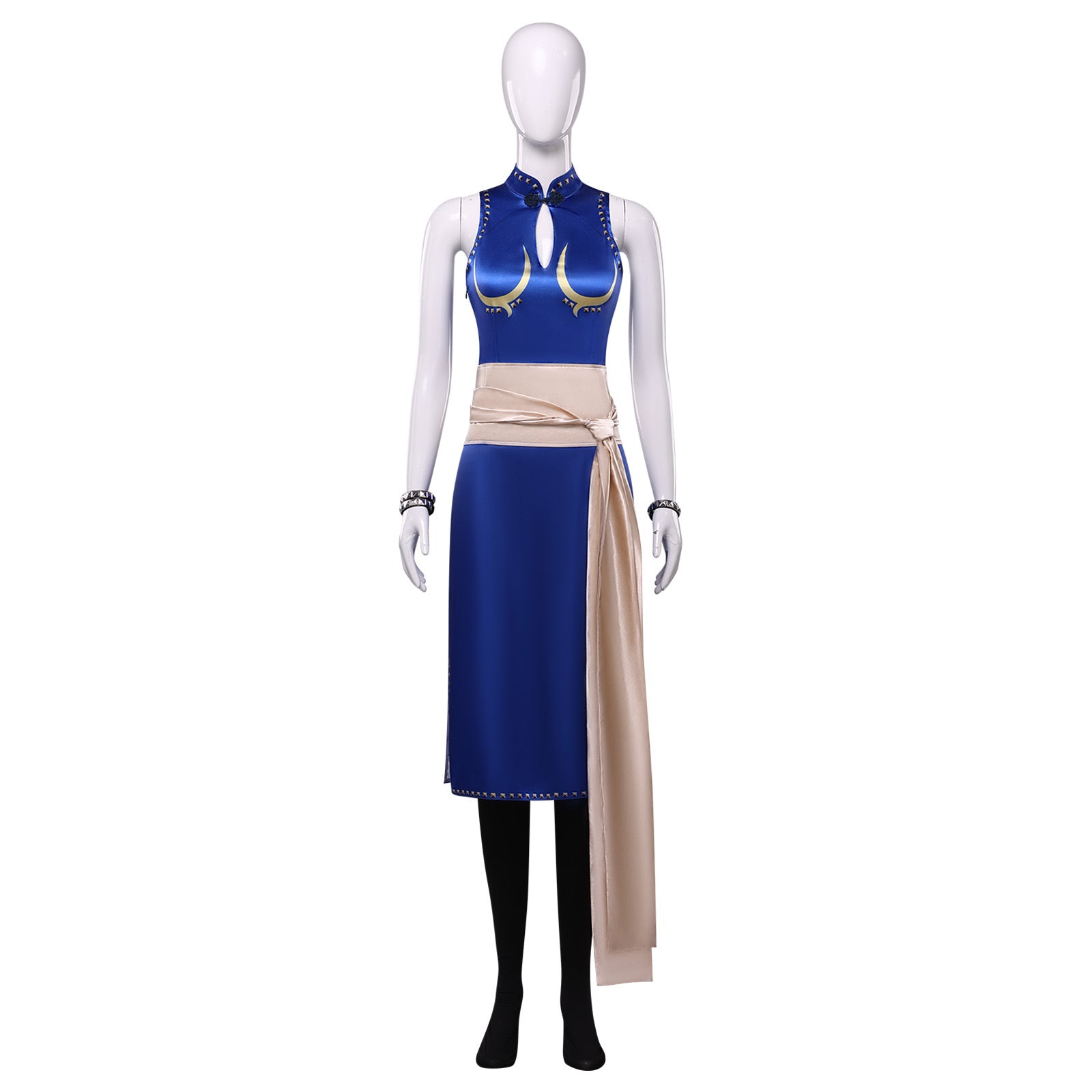 Game Street Fighter Chun-Li Battle Suit Cosplay Costumes Women's Dress Themed Carnival Outfit