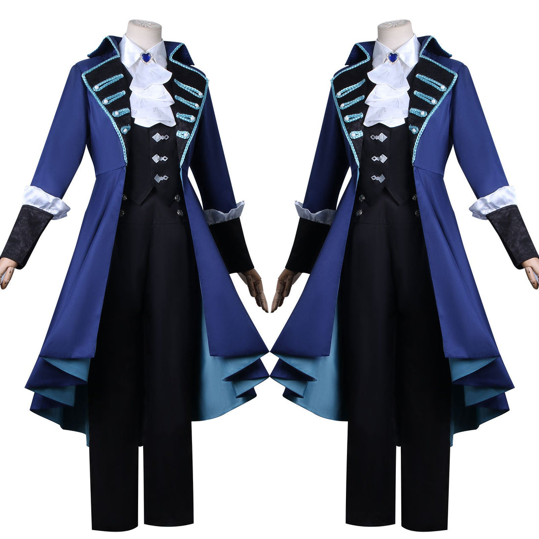 Game Reverse: 1999 Vertin Blue Long Gown Cosplay Costumes